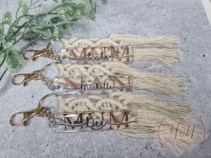 Macrame Keychain