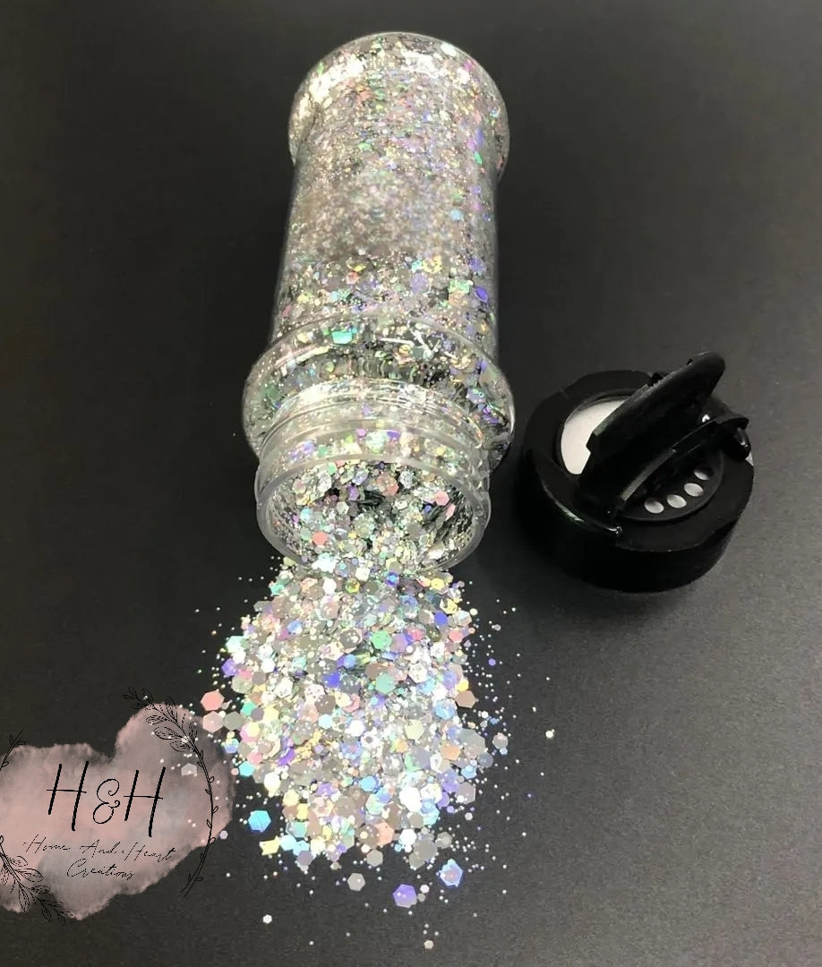 Silver Chunky Holographic Glitter