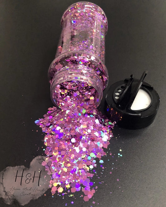 Light Purple Chunky Holographic Glitter