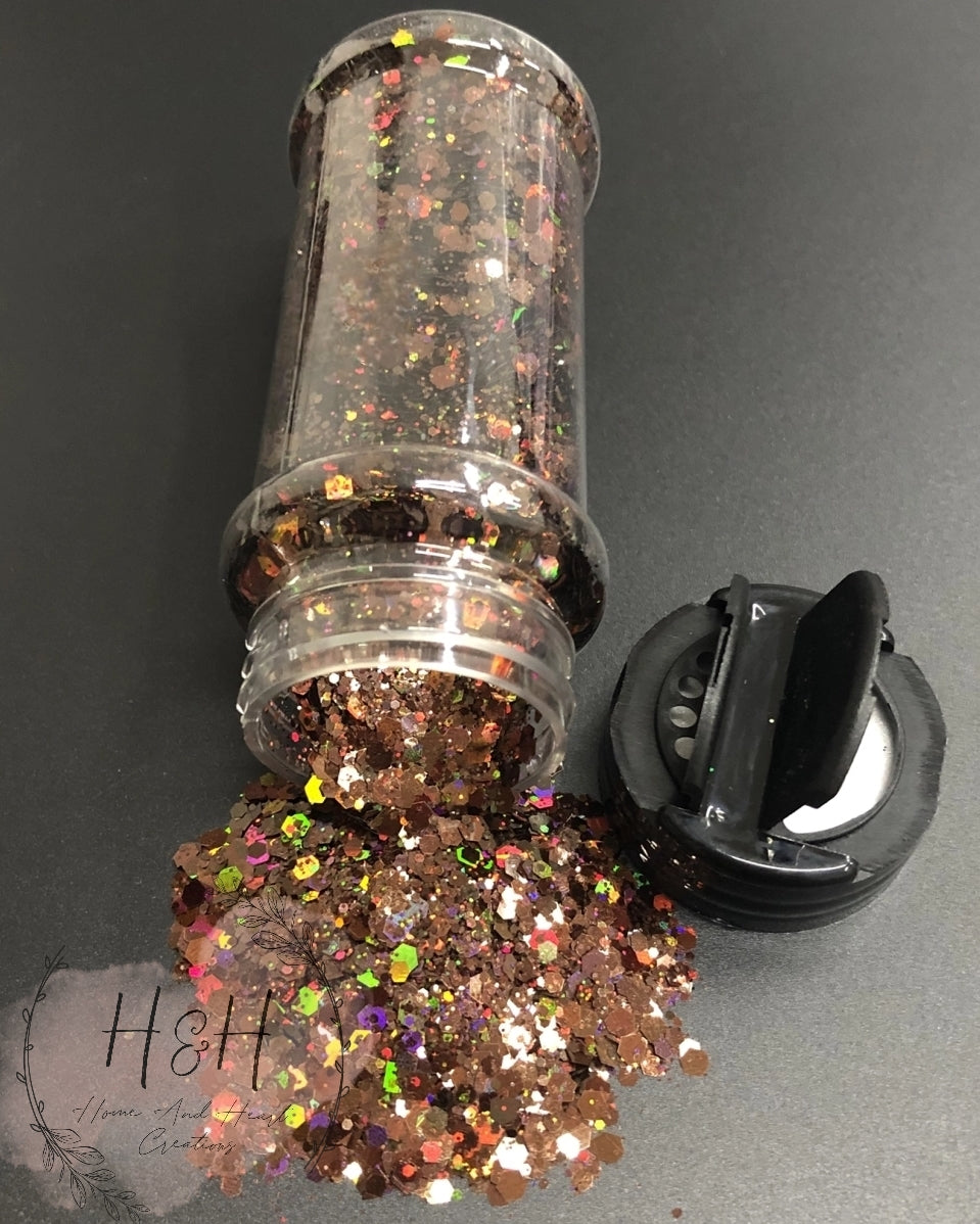 Bronze Chunky Holographic Glitter