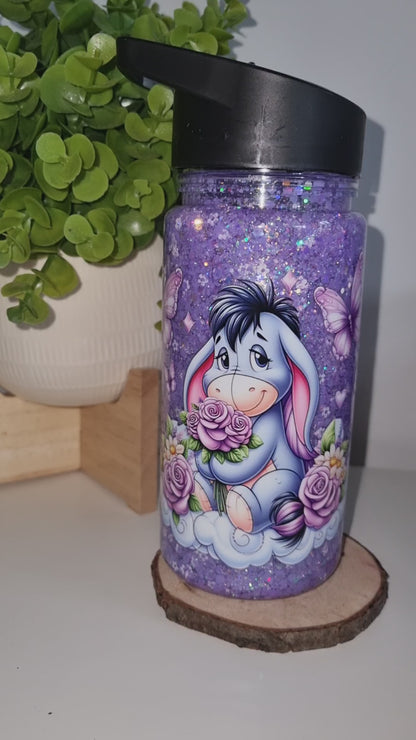 Eeyore Butterflies 10oz Snow Globe kids bottle