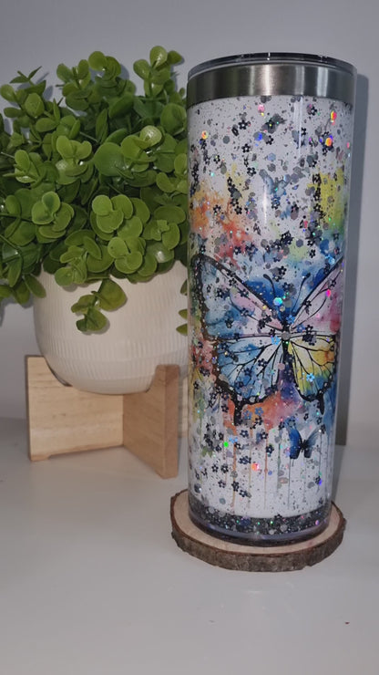 Story board Tumbler, butterfly design 🦋