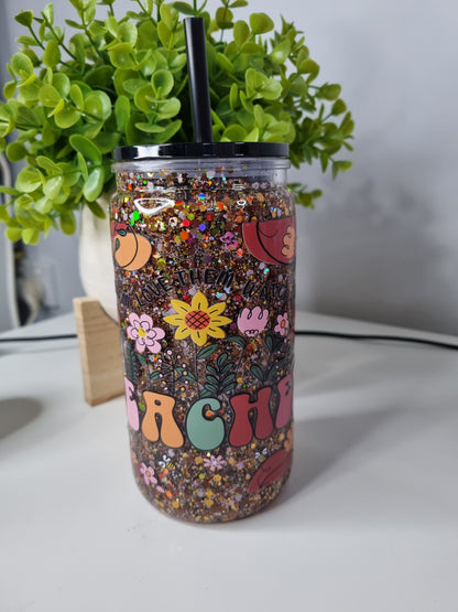 Teacher Appreciation 16oz Snow Globe Cup