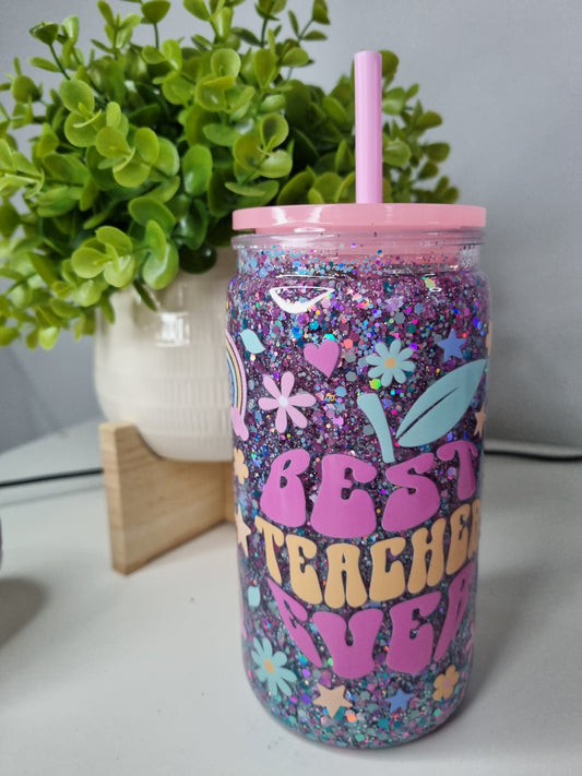 Teacher Appreciation 16oz Snow Globe Cup